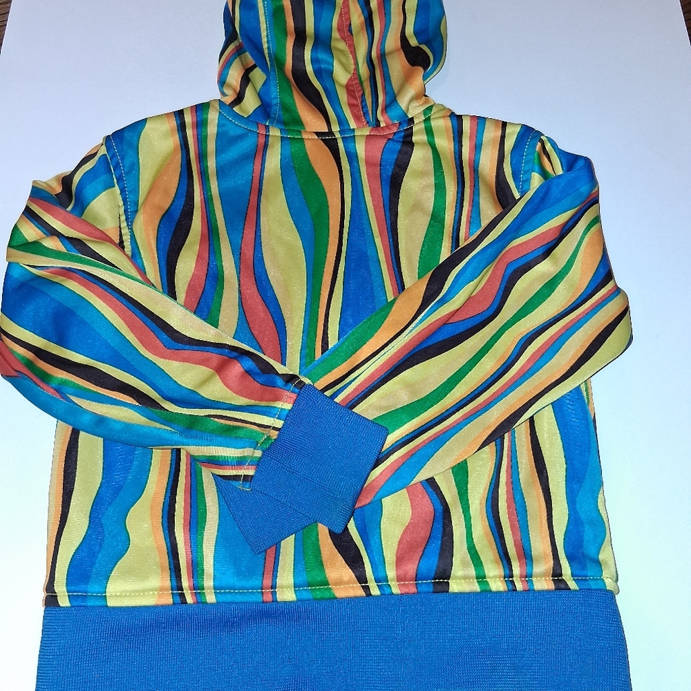 Colorful Striped Hoodie